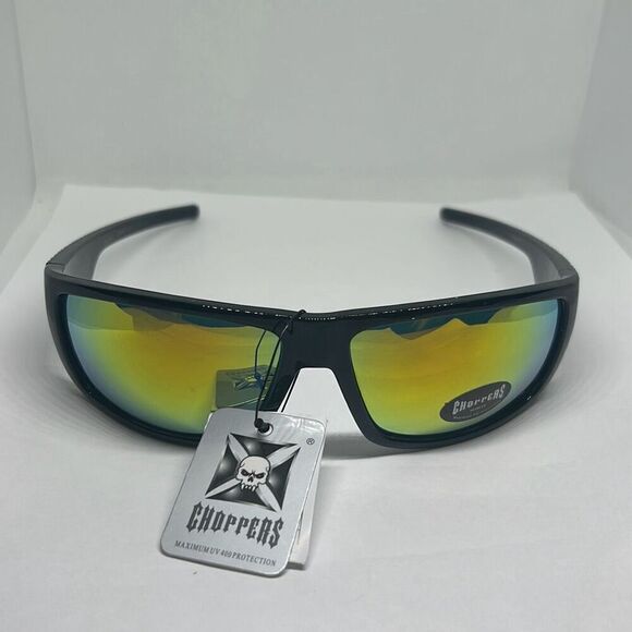 Choppers Biker Mirrored Sunglasses - Picture 3 of 3